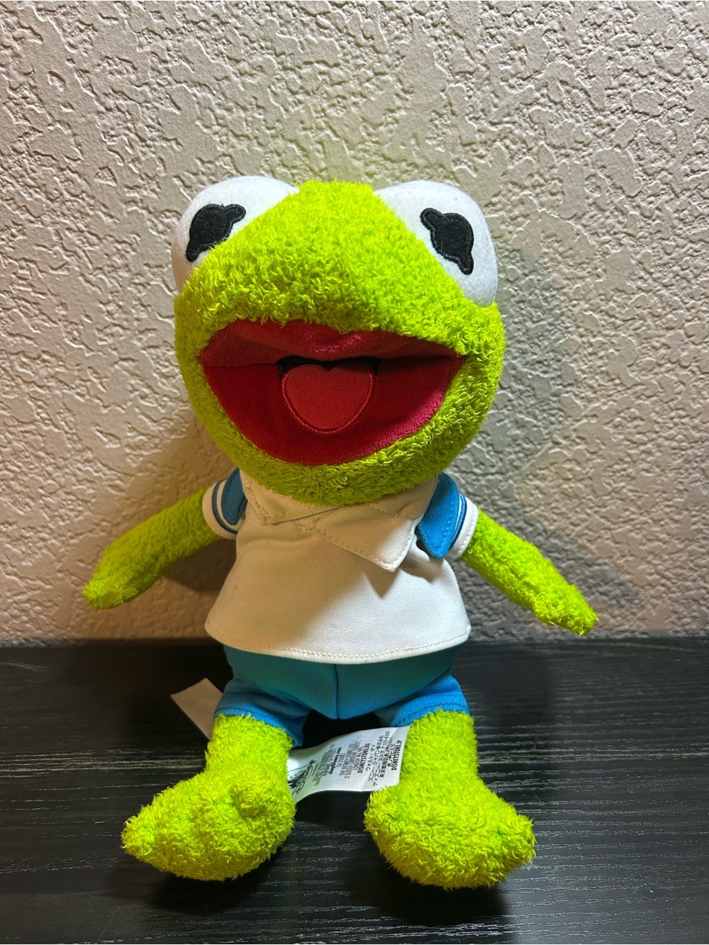 Disney Store Muppet Babies Baby Kermit The Frog Plush 12" Stuffed Animal Toy